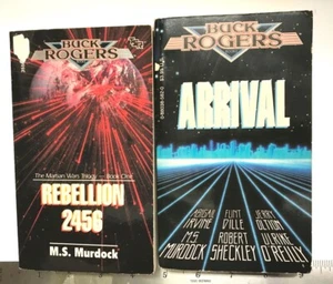 2 Vintage Buck Rogers By MS Murdock Sci Fi PB Rebellion 2456 & Arrival 1st ed - Picture 1 of 8