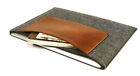 Fujitsu Quaderno A5 ePaper tablet felt sleeve case wallet, UK MADE, PERFECT FIT!