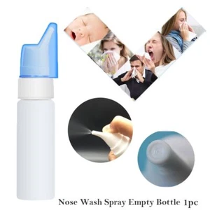 Adult Child Clean Empty Bottle Nasal Wash Neti Pot Nose Wash Spray - Picture 1 of 8