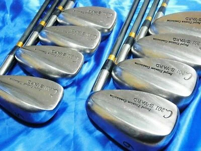 MUSCLE BACK MODEL SEIKO S-YARD C.201 8PC R-FLEX IRONS SET GOLF CLUBS 5108 - Image 1 of 4
