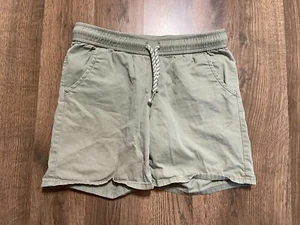 Cat & Jack Shorts, Girl's Youth Size Medium, Green, Tie Waist - Picture 1 of 11