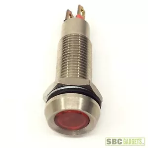 NEU Meliert Panelmontage Blinker 8,1 mm LED 507-501-21 ROT - Bild 1 von 8