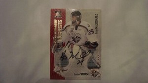 2005 06 IN THE GAME HEROES AND PROSPECTS  A-RMC RYAN MacDONALD  AUTOGRAPH 