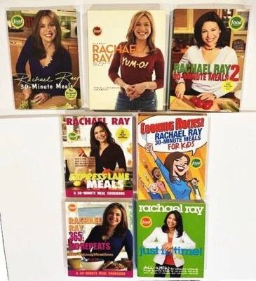 Rachael Ray лот из 7 новых поваренных книг - Food Network 30-минутное питание быстрые рецепты - Изображение 1 из 4