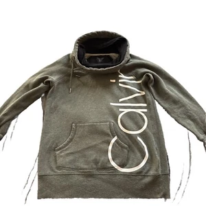 Calvin Klein Sweatshirt Womens Small Green Cowl Neck Performance Pullover - Picture 1 of 7