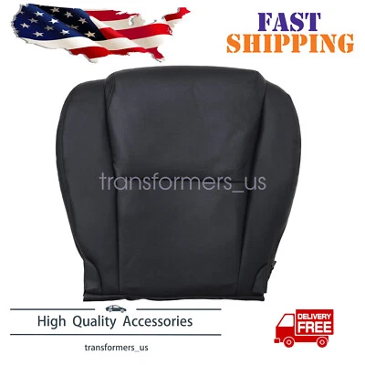 Cubierta de asiento de cuero para Lexus GS300 GS350 2006-2009 parte inferior del lado del conductor negra Foto 1 de 4