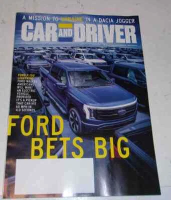 Car and Driver Magazine July/August 2022  Featuring Ford F-150 Lighting - Image 1 of 2