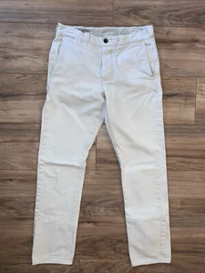 Wallace & Barnes Selvedge Chino Slim, Men's 28x32, Off White - Picture 1 of 12