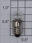 Ampoules transparentes à petite globe base à vis Lionel 1447 18 volts (2)