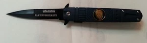 Mini Cuchillo de Apertura Asistida Tac Force TF-670PD-S - Stiletto POLICÍA NUEVO - Imagen 1 de 5