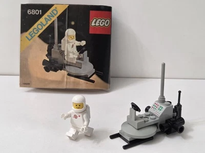 VINTAGE LEGO SPACE 6801 SPACE SCOOTER 100% PARTS COMPLETE w MANUAL EUC! - Image 1 of 4