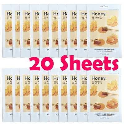 Máscara de sábana Missha Airy Fit (miel / 20 hojas) Foto 1 de 2