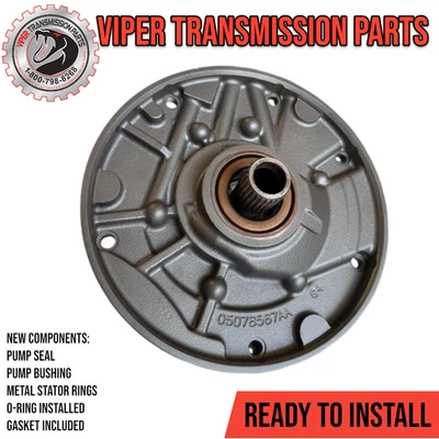 62TE Transmission Oil Pump Dodge Chrysler OEM Rebuilt Pump 2007-UP - Image 1 of 4