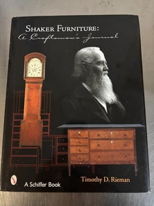 Shaker Furniture: A Craftsman's Journal by Timothy Rieman, HCDJ, 1st ed., Illust - Bild 1 von 1