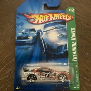 HOT WHEELS 2007 Treasure Hunt NISSAN SKYLINE 2 of 12 #122 new sealed unopened - Picture 1 of 4