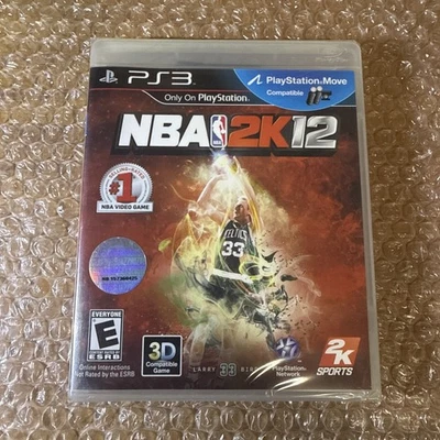 Brand New SEALED NBA 2K12 (Sony PlayStation 3, 2011) PS3 Larry Bird Cover Y-Fold - Image 1 of 4