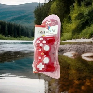 NEW PDP ROCK CANDY"STORMIN CHERRY" WIRELESS CONTROLLER RED FOR PS3 - Picture 1 of 19