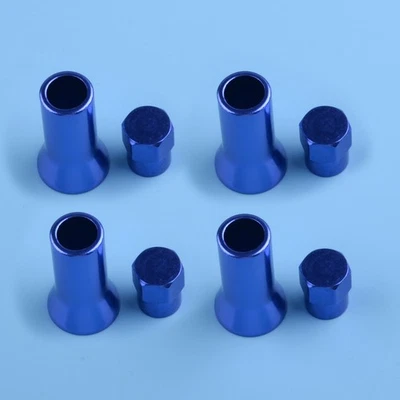 4Sets Aluminum Alloy Car Tire Wheel Stem Air Valve Hex Caps & Sleeve Cover lk - Image 1 of 4
