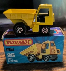 MATCHBOX - #26 SITE DUMPER - VINTAGE - NEW WITH ORIGINAL FACTORY BOX - L@@K - Picture 1 of 5