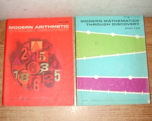 VTG MODERN ARITHMETIC BOOK 1 AND MODERN MATHEMATICS BOOK 2 THROUGH DISCOVERY - Picture 1 of 10