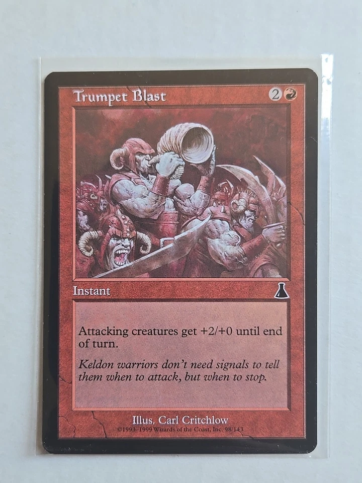 Trumpet Blast - Urza's Destiny - LP - MTG Magic - Common - Instant  - Image 1 of 1