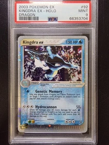 PSA 9 Kingdra Ex Holo 92/106 - 2003 Ex Dragon Rare Pokemon Card - Picture 1 of 2