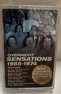 Overnight Sensations 1965-1974 Cassette Mungo Jerry Blues Image Shocking Blue - Picture 1 of 2