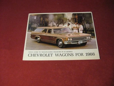 Chevy 1966 camioneta folleto de ventas catálogo antiguo original Foto 1 de 4