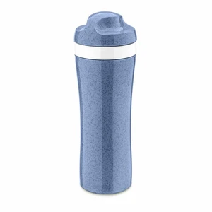 Koziol Drinking Bottle Oasis Bottle Drinking Bottle Plastic Organic Blue 425 ml - Picture 1 of 2