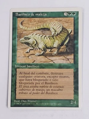 MTG Thicket Basilisk (Spanish 4th Edition (WB)/Green/U) - BGM - Image 1 of 2