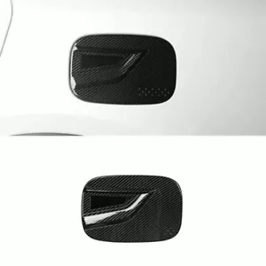 For Kia Sorento 2021-2023 Carbon Fiber Car Fuel Filler Cover Gas Tank Cap Trim - Picture 1 of 7