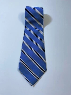 Corbata de seda a rayas Brooks Brothers Repp vintage - tejida en Inglaterra, hecha en EE. UU. Foto 1 de 3