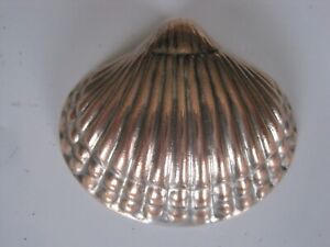 ANTIQUE VICTORIAN COPPER ENTREE' / GARNISHING / CHOCOLATE MOULD - SCALLOP SHELL
