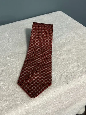 PAUL FREDRICK MENS LUXURY SILK DRESS TIE 4" WIDE - Image 1 of 3