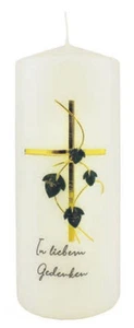 Vela de duelo vela conmemorativa vela de velas Wiedemann novedad de Alemania - Imagen 1 de 6