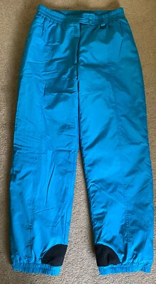 VINTAGE 1980's CB SPORTS BLUE SNOW SKI PANTS Women’s SIZE L - Image 1 of 4