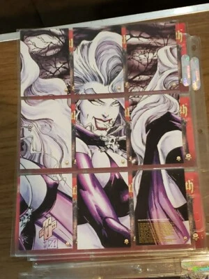 1994 Lady Death Chromium Trading Cards 1-100 Set Mint In Binder Pages + Wrapper  - Image 1 of 4