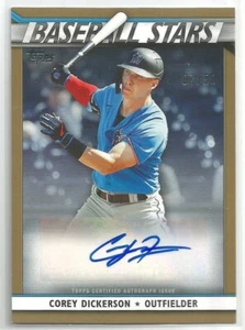 2020 Topps Update Series Corey Dickerson Baseball Stars Auto #BSA-CD Gold 07/50 - Picture 1 of 2