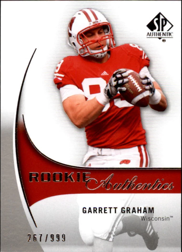 B2917- 2010 SP Authentic #219 Garrett Graham RC /999 SAMPLE PIC - Image 1 of 2