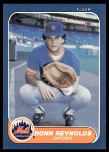 1986 Fleer Ronn Reynolds Rookie New York Mets #92