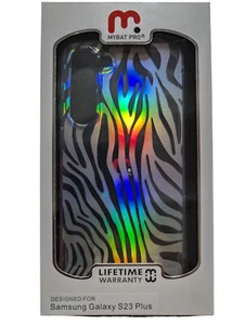 T1  MyBat Pro Mood Series Case For Samsung Galaxy S23 Plus Rainbow Zebra - Picture 1 of 3