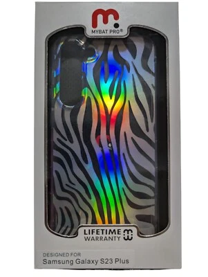 T1  MyBat Pro Mood Series Case For Samsung Galaxy S23 Plus Rainbow Zebra - Image 1 of 3
