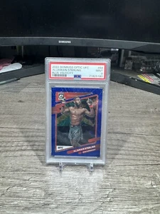 Aljamain Sterling 2022 Donruss Optic Inaugural UFC Blue Velocity Prizm  #64 BW - Picture 1 of 2