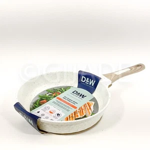 Sartén antiadherente D&W 11 pulgadas Deane & White utensilios de cocina 2 pulgadas blanco profundo - Imagen 1 de 7