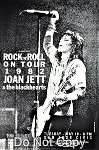 JOAN JETT Runaways Blackhearts 12"x18"Photo Poster Concert - Picture 1 of 1