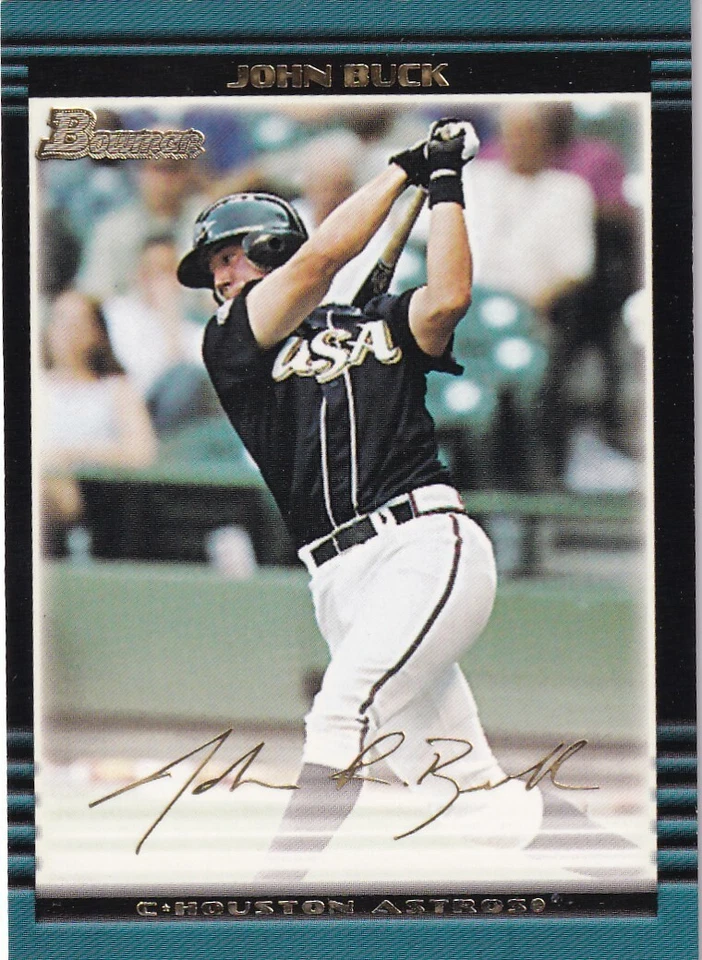 2002 Bowman Draft Picks & Prospects Gold #BDP130 John Buck Houston Astros - Image 1 of 2