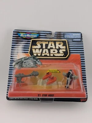 Star Wars VI Galoob Micro Machines 1996 Slave 1 Boba Fett Mandalorian Crushed - Image 1 of 4