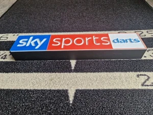 Raised Oche Darts Foot Bar,Foot Oche None Slip,Sky Sports Style,Bar Mancave 30cm - Picture 1 of 4