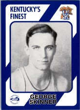 1989-90 Kentucky Collegiate Collection Multi-Sport Card #290 George Skinner