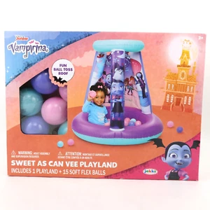 Disney Vampirina Ball Pit Inflatable Playland Sweet as Can Vee 15 Balls Junior - Picture 1 of 10